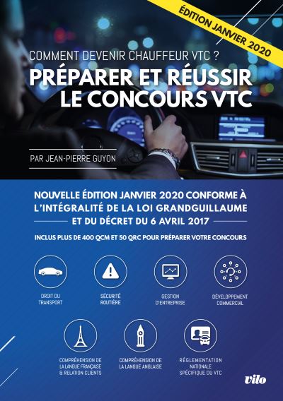 livre préparer et réussir le concours vtc