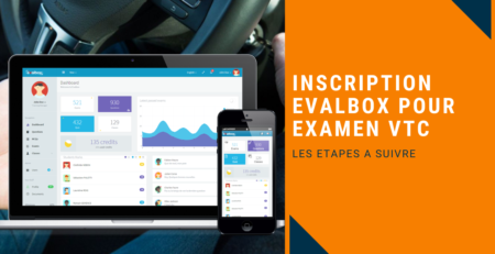 inscription Evalbox pour l'examen VTC