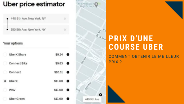 Estimation prix Uber : Comment calculer le prix d'une course
